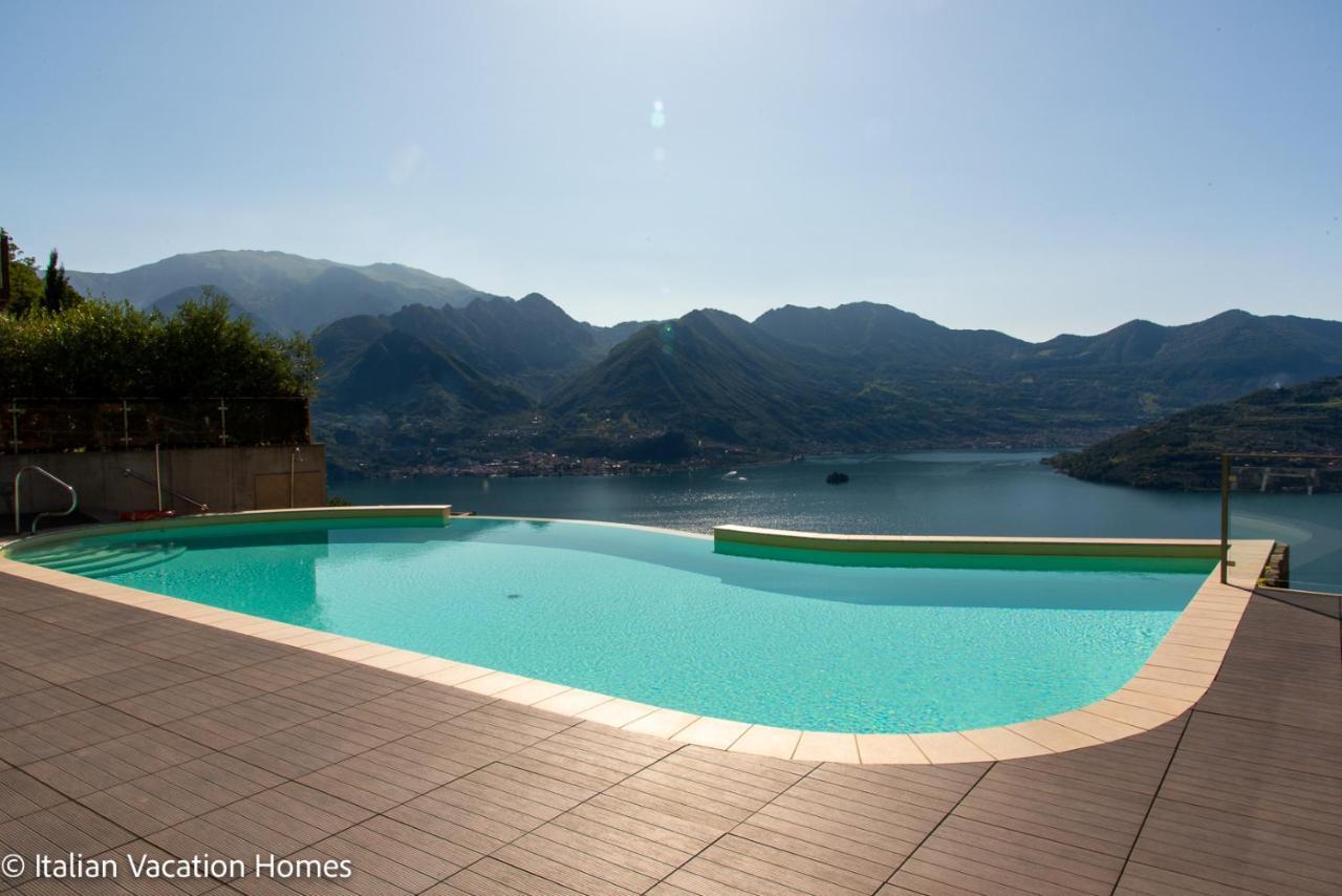 Italian Vacation Homes - Panoramic Villa Parzanica Extérieur photo