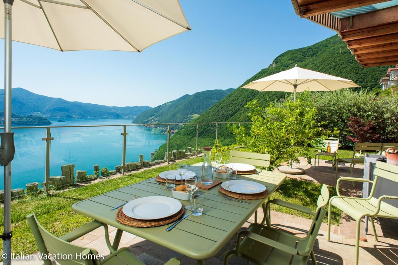 Italian Vacation Homes - Panoramic Villa Parzanica Extérieur photo