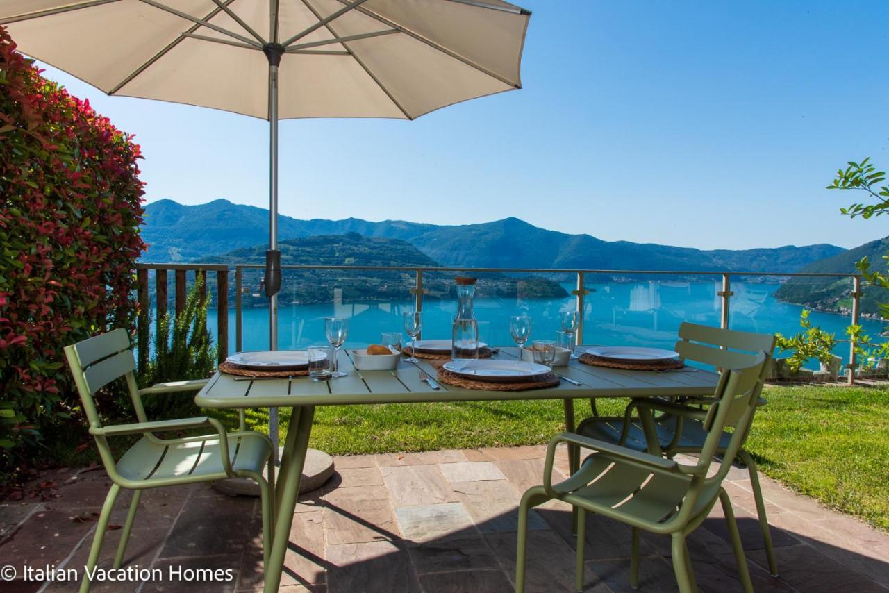 Italian Vacation Homes - Panoramic Villa Parzanica Extérieur photo