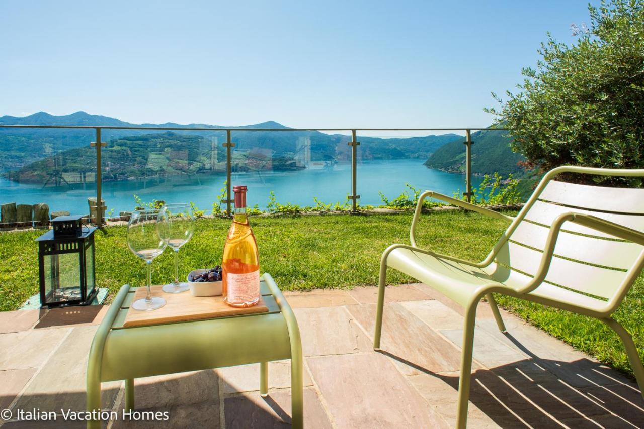 Italian Vacation Homes - Panoramic Villa Parzanica Extérieur photo
