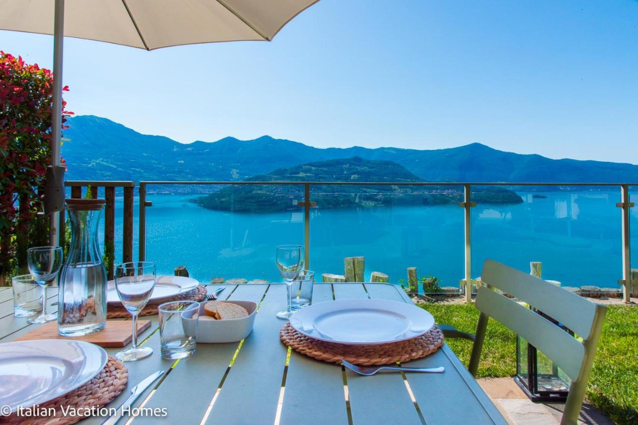 Italian Vacation Homes - Panoramic Villa Parzanica Extérieur photo