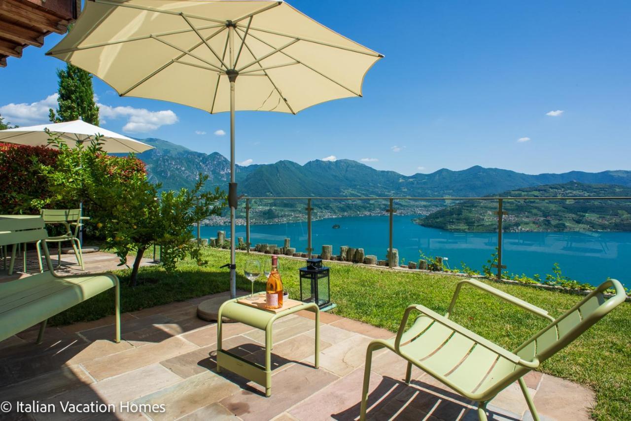 Italian Vacation Homes - Panoramic Villa Parzanica Extérieur photo