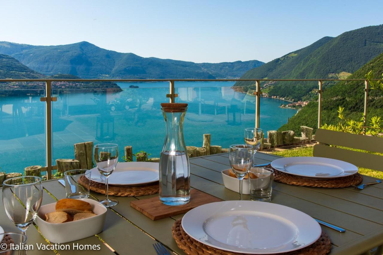 Italian Vacation Homes - Panoramic Villa Parzanica Extérieur photo